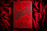 Bram Stoker’s Dracula, book on red fabric