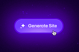 Picture of a purple AI button