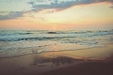 A Meditation on Time — Beach Sunset