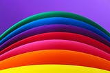 This is an image of bands of bold colors.