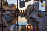 Locks representing secrets and expression of love