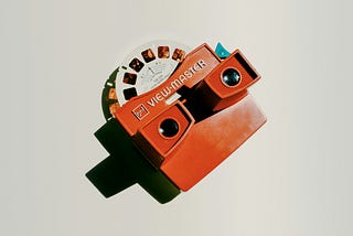 An old viewmaster toy from the sixties.