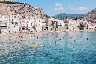 An Italian seaside resort