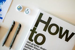 A white book cover with the title how to