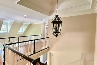 From Outdated Wallpaper to Dream Home: A Stairwell Painting Project in Sandy Springs, Georgia