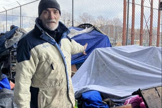 Sick, elderly man swept from Denver encampment in freezing temperatures, HAND reports