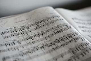 A picture of a music composition.