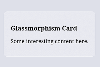 Glassmorphism Cards: A Guide to the Trendy UI Design Effect