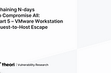 Chaining N-days to Compromise All: Part 5 — VMware Workstation Guest-to-Host Escape