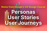 Notes from Google’s UX Design Course: Personas, User Stories, User Journeys