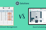 What’s the difference between Dock Scheduling vs Appointment Management?