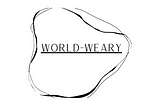 The World-Weary website logo.