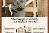 Advert manager office campaign 90s