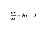 A Matrix Differential Equation