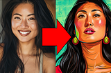 Too Much Photorealism with MidJourney’s “Character Reference”? Use This Easy Trick to Fix It! AI image created on midjourney v6 by henrique centieiro and bee lee