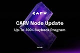 CARV Node’s Up-to-100% Buyback Program: Chaperone the Node Launch, Fostering a Decentralized…