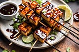 Teriyaki Glazed Tofu Skewers Recipe