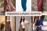 Trending Ajrakh Outfits