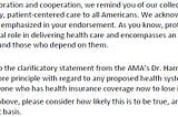 Primary care doctors ask the AMA: how could you endorse Price?