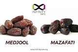 Differences between Medjool dates and Bam Kimia dates