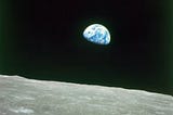 An incredible photograph of  
earthrise, taken by astronauts from the moon was never more…