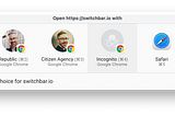 How to open links in specific Chrome Profiles