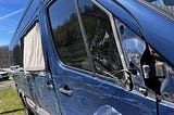 My camper-van after a crash.