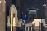 Real Life Projectile Motion: Peyton Manning Throws a Football From 23 Stories High