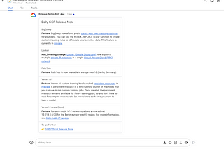Staying Up-to-Date with GCP: The Customizable Release Notes Solution