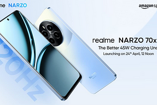 Realme Narzo 70x 5G: Big Screen, Big Performance, Without Breaking the Bank