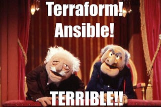 Terraform and Ansible were already Terrible (Not!) in 2016