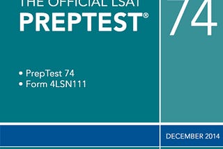 [READ][BEST]} The Official LSAT PrepTest 74: December 2014 LSAT (Official LSAT PrepTests)