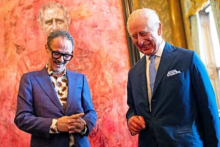 Charles on Fire: The New King’s Portrait is “Bathed in Symbolism”