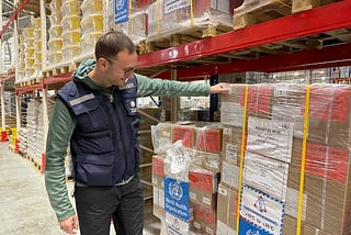 WHO delivers life-saving health supplies and expertise in Ukraine