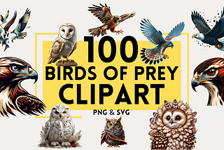 Free Clipart Bundle: How I Generated 100+ Birds Clipart Using AI