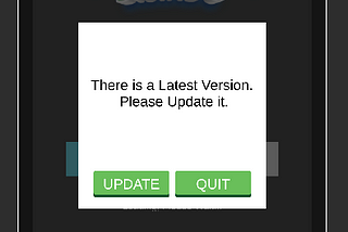 Tell users to update to your latest app version with custom Version Checker in Unity Engine.