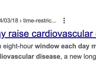 The AHA says Fasting increases cardiac risk by 91%. Are they really that stupid?
