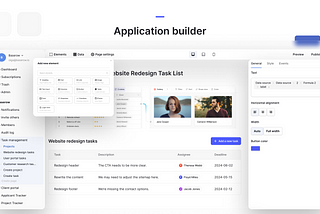 Baserow’s new application builder