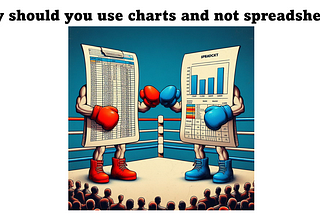 Why use charts and not spreadsheets?