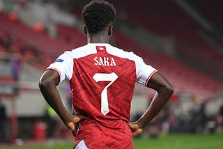 How far away are Arsenal fans from turning on Bukayo Saka?