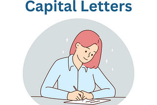 How to Write in English: Capital Letters