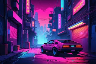 Weekly Prompt Share: Synthwave & Retrowave Images with Leonardo AI.