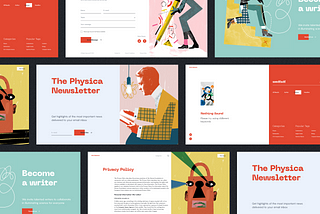 Case Study: Physica Magazine. Website Design and Graphics for Scientific Blog