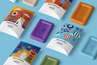 Case Study: Soaplanet. Soap Packaging Design with Travel Vibes