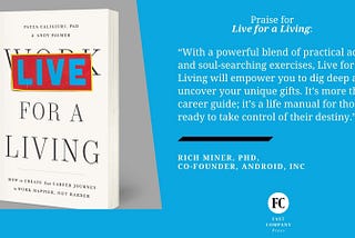 Live for a Living — new book