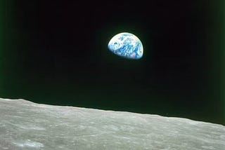 An incredible photograph of  
earthrise, taken by astronauts from the moon was never more…