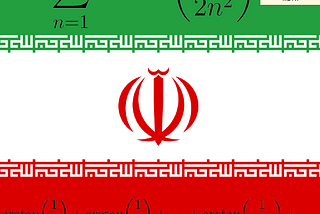 A trigonometric sum reigning from Iran.