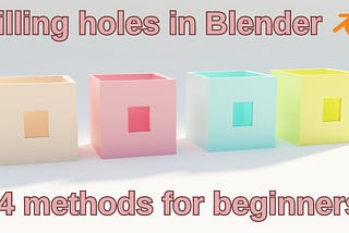 How to fill a hole in Blender