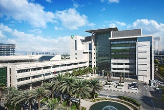 What is the most famous hospital in Dubai?