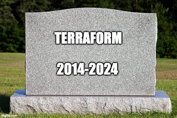 The beginning of the end for Terraform?
